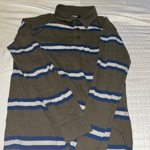 Green white and blue button up type shirt RSQ great condition